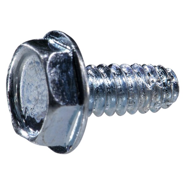 Midwest Fastener Sheet Metal Screw, #6 x 5/16 in, Zinc Plated Steel Flange Hex Head 50 PK 931704 - main